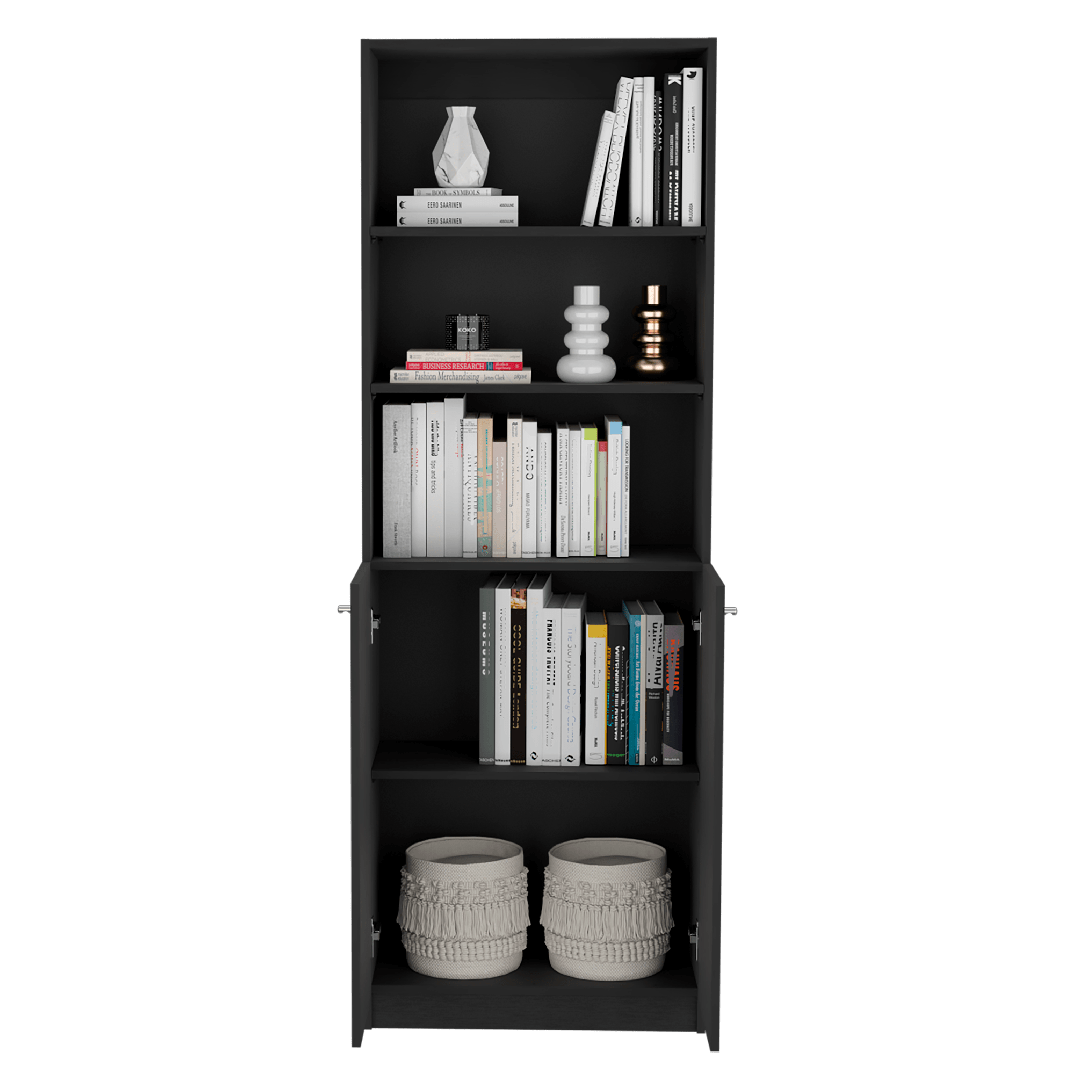 Combo de Bibliotecas Home Eco, Wengue, Incluye Dos Bibliotecas - VIRTUAL MUEBLES