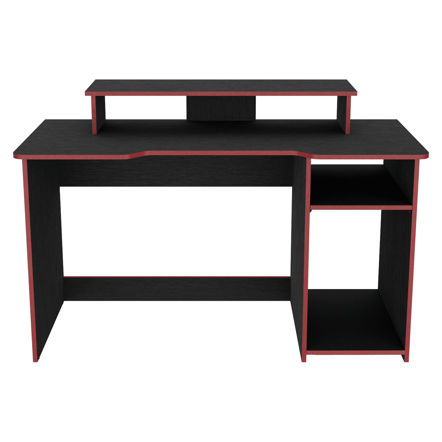 Combo para Oficina Gate, Rojo y Negro, Incluye Silla y Escritorio Gamer