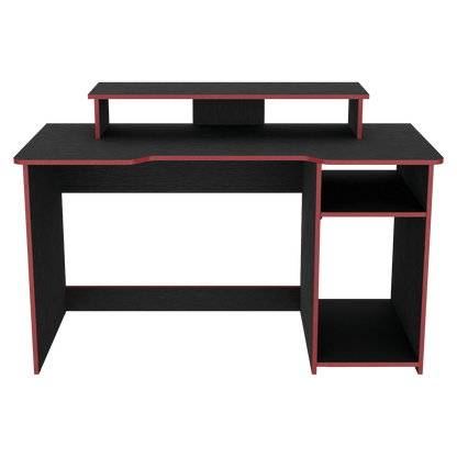 Combo para Oficina Gate, Rojo y Negro, Incluye Silla y Escritorio Gamer