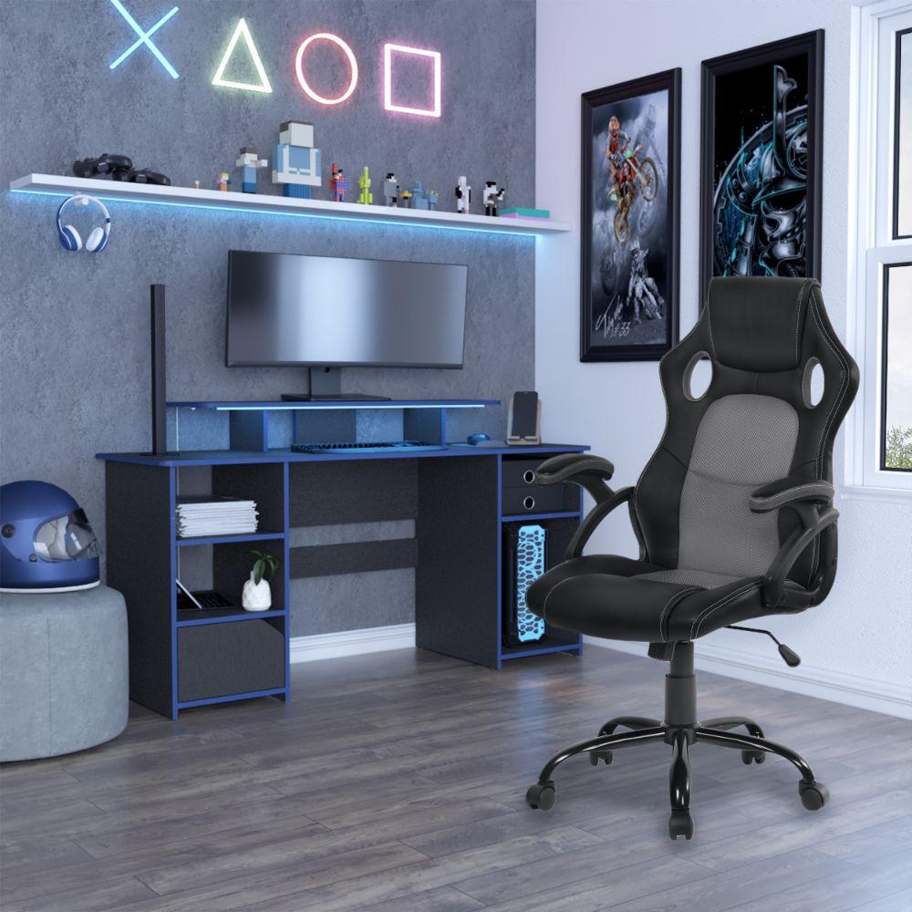 Mesa gamer con luces - Acosta Hogar