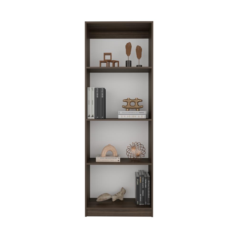 Biblioteca Home, Milan y Blanco Duqueza, con Cuatro Entrepaños