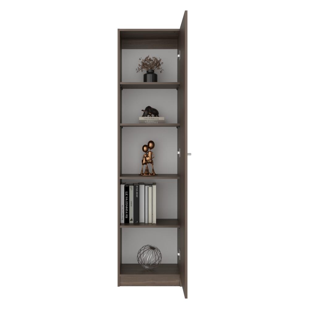 Biblioteca Home Eco, Macadamia, con Cinco Entrepaños ZF