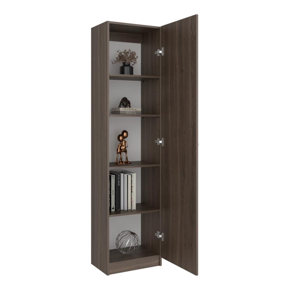 Biblioteca Home Eco, Macadamia, con Cinco Entrepaños ZF