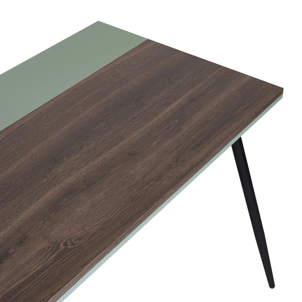 Escritorio Benic, Milan y Wengue, con combinación de colores