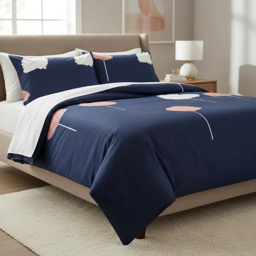 Juego de Sábanas Cama Queen 300 Hilos 100% Algodón Diseño Kioto