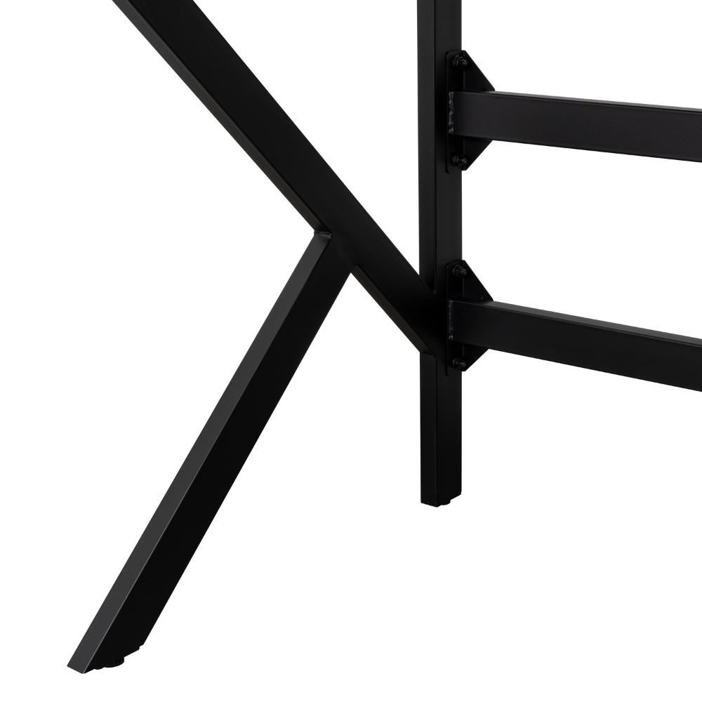 Escritorio Gamer Galactic, Negro, Estructura Metalica y Luz Led