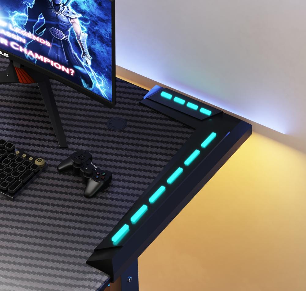 Escritorio Gamer Matrix , Negro, Estructura Metalica