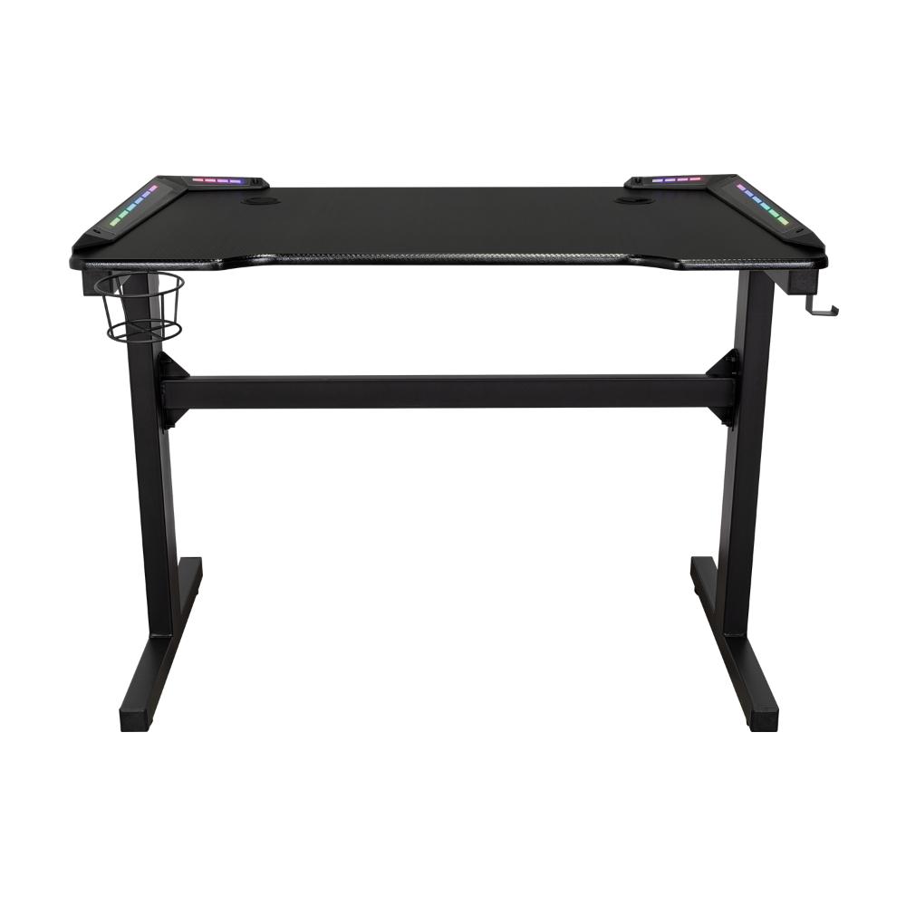 Escritorio Gamer Matrix , Negro, Estructura Metalica y Luz Led