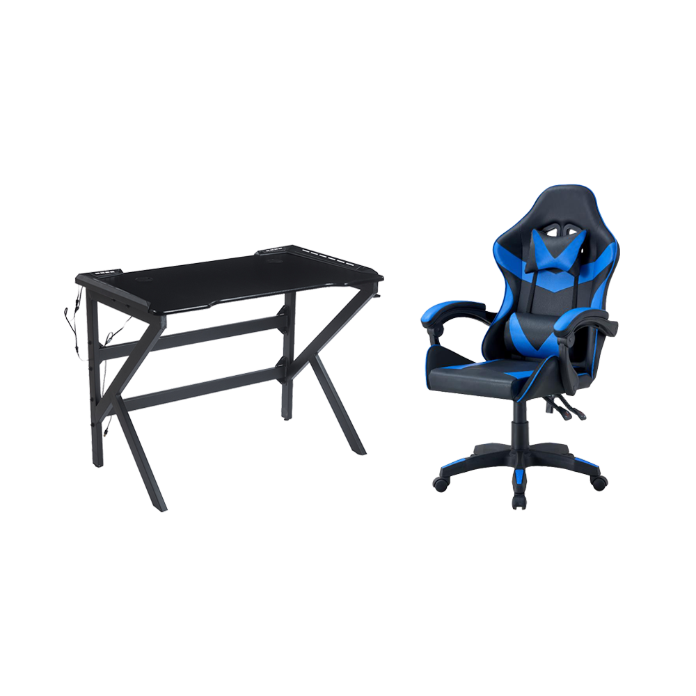 Combo Gamer Pixel, Incluye Escritorio y Silla Gamer