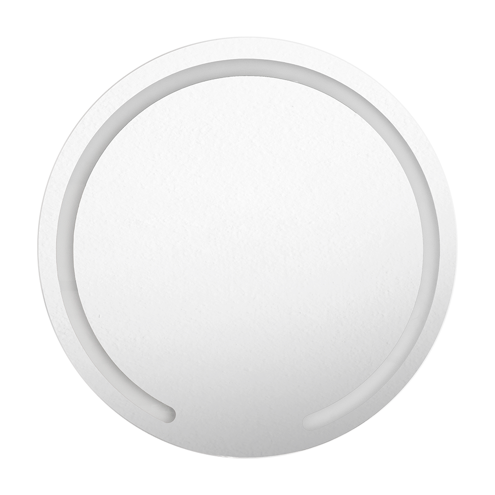 Espejo Ovalle, Circular con Diseño en Sandblasting