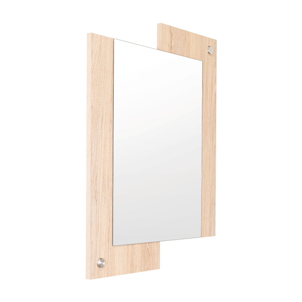 Espejo Rectangular Paduk, Color Madera Clara
