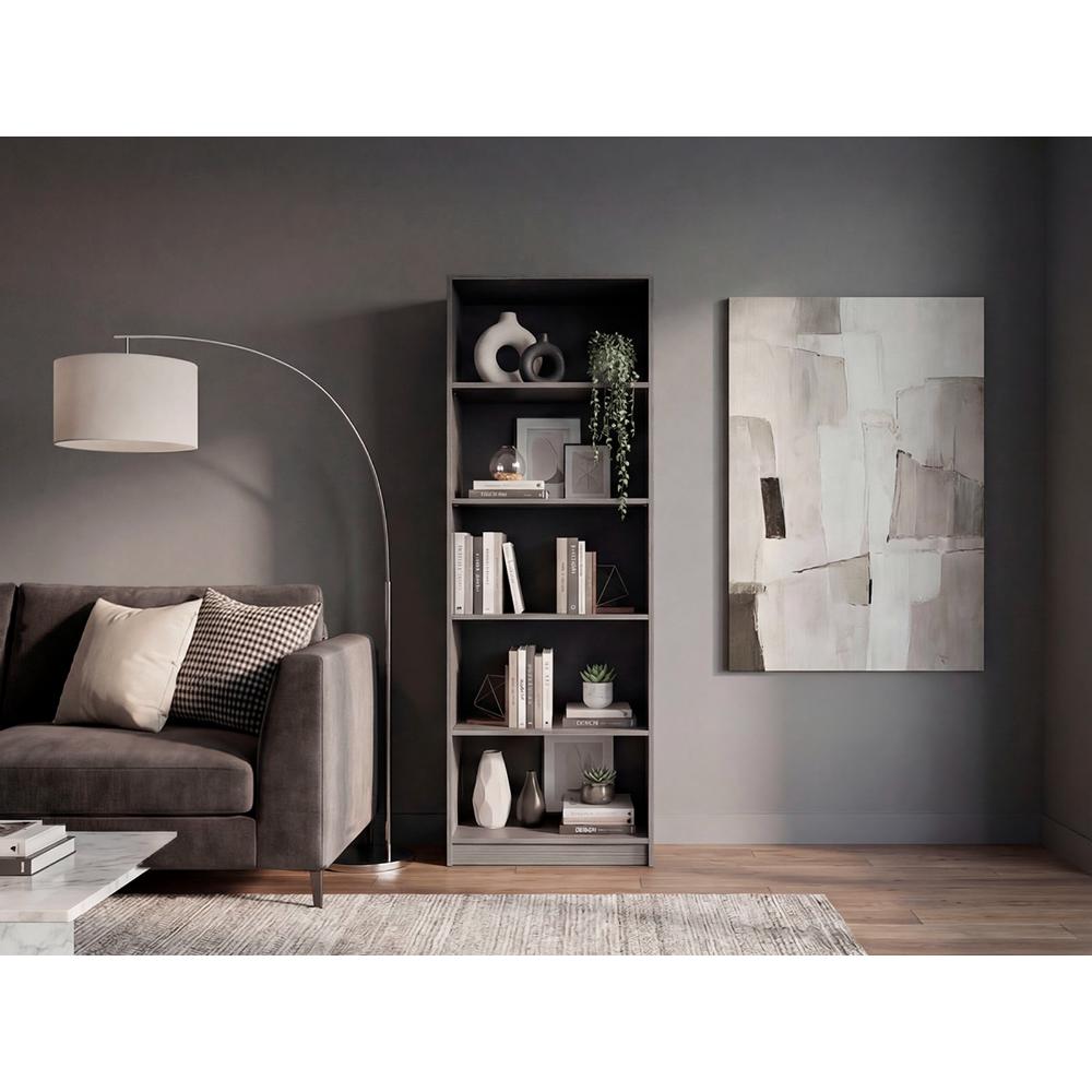 Biblioteca Home, Positano y Wengue, con Cinco Entrepaños ZF