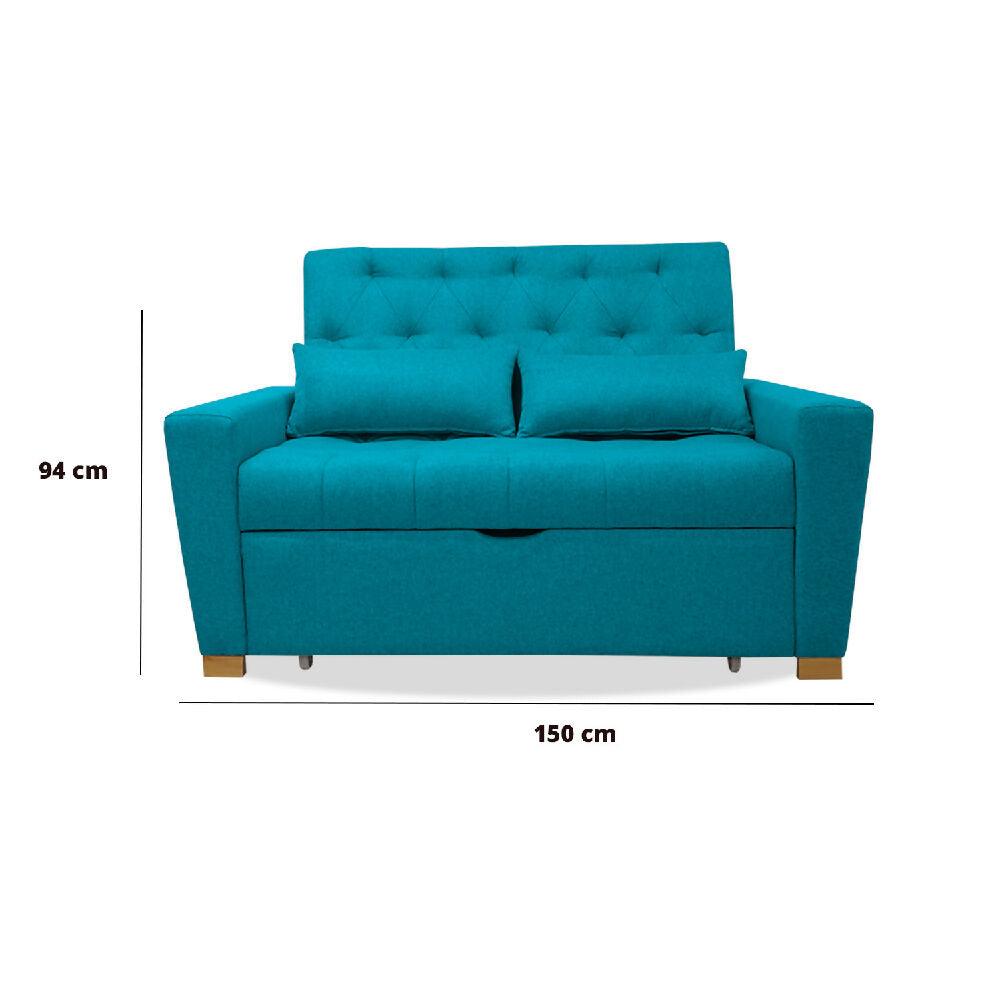Sofacama Ackerman Turquesa