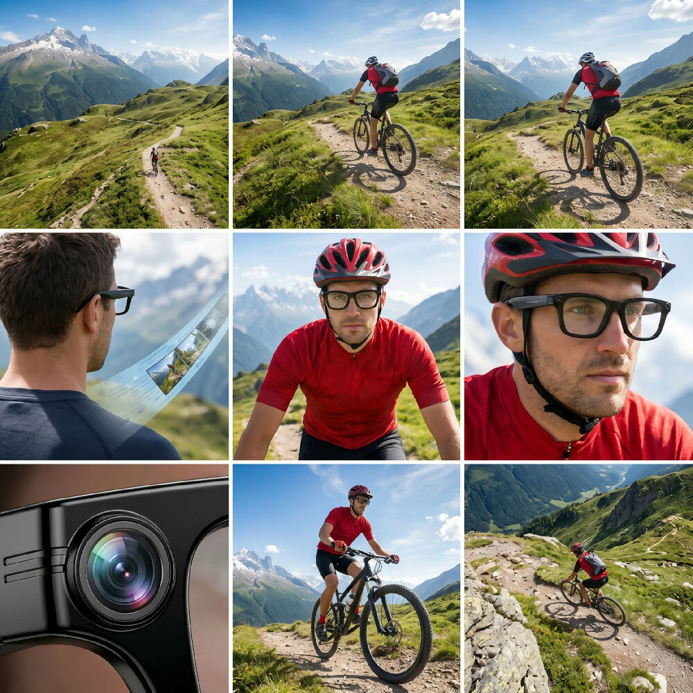 Gafas Inteligentes Con Cámara Y Grabación De Video Lentes Bluetooth Con Audio Y Captura En HD