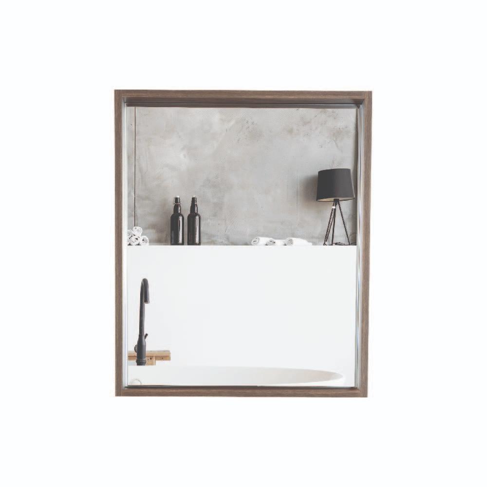Espejo Rectangular Parma, con marco en madera