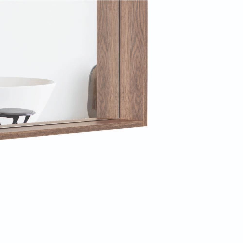 Espejo Rectangular Parma, con marco en madera