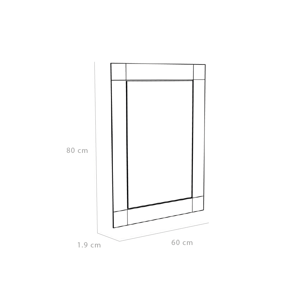 Espejo rectangular Yorlin