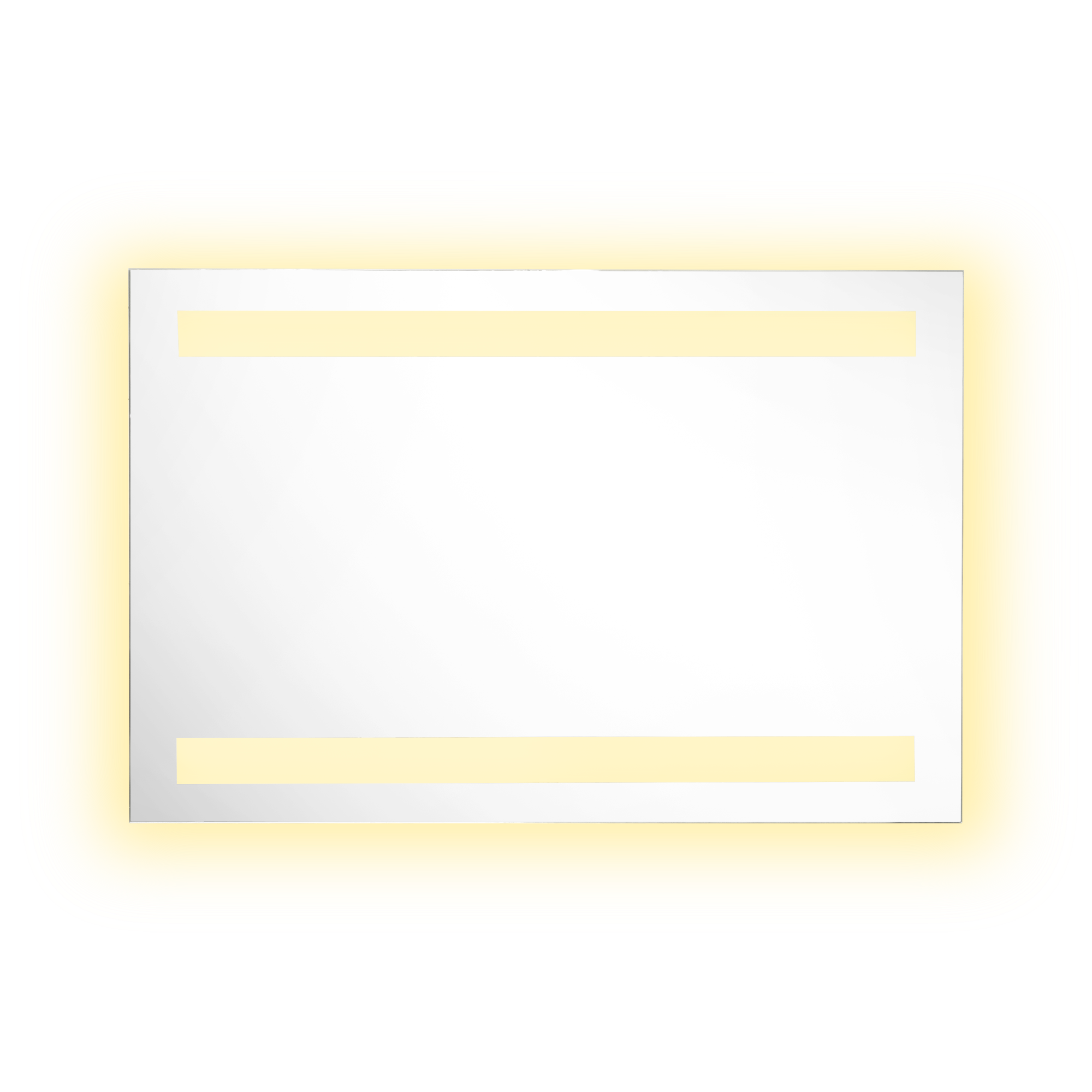 Espejo Rectangular Udine, Gris, con Luz Led