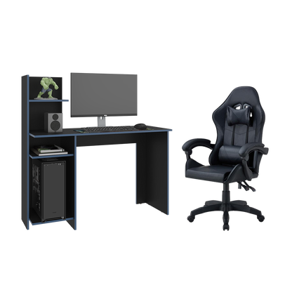 Combo Gamer Roni, incluye Escritorio y Silla Gamer