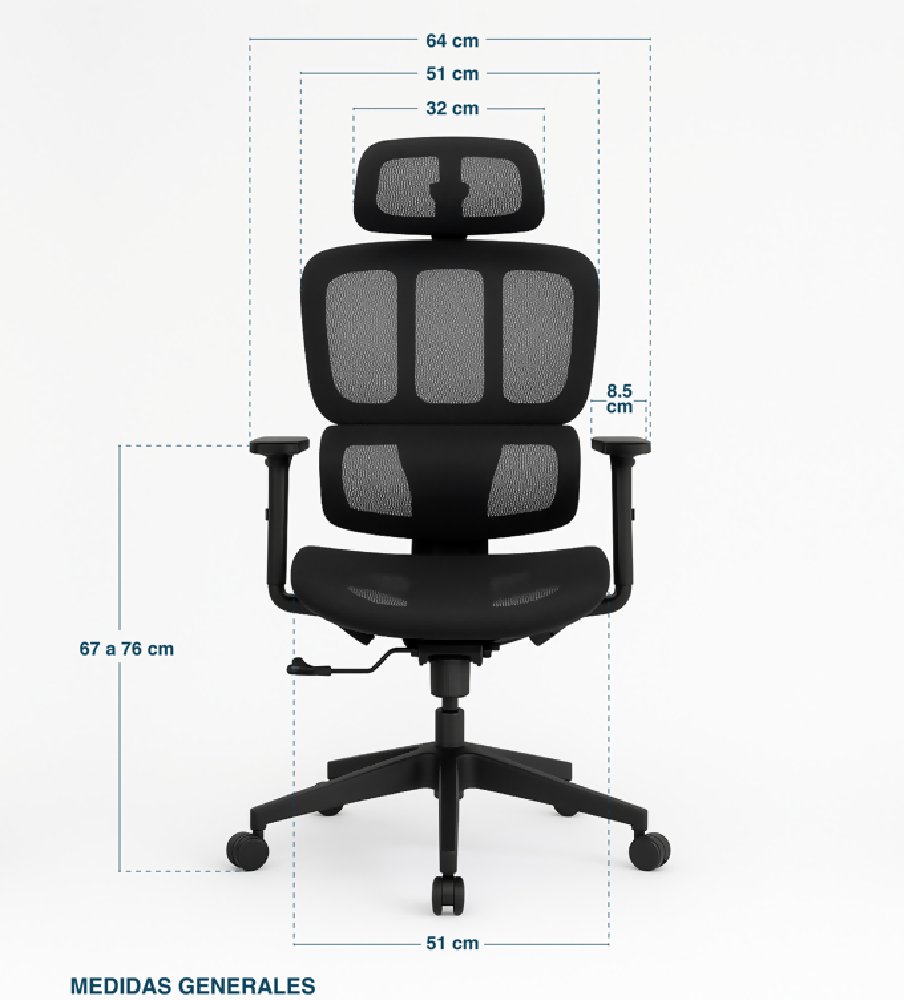 Silla de oficina Versus F-40 Ergo gris