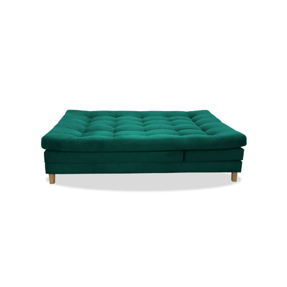 Sofacama Bieri 5 posiciones Reclinable Verde