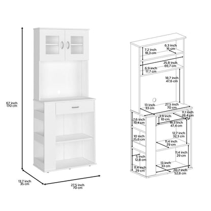 Combo para Cocina Pinner, Incluye Modulo Microondas y Microondas Haceb