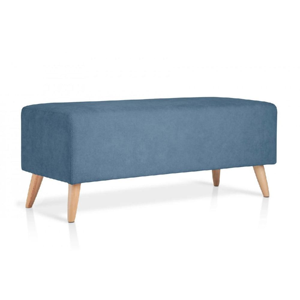 Puff Banco Otomano Liso Azul