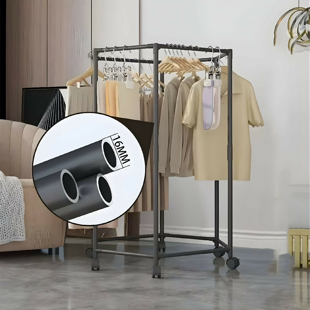 Perchero Hexagonal Sencillo Para Ropa Y Bolsos Con Acabado Premium En Acero