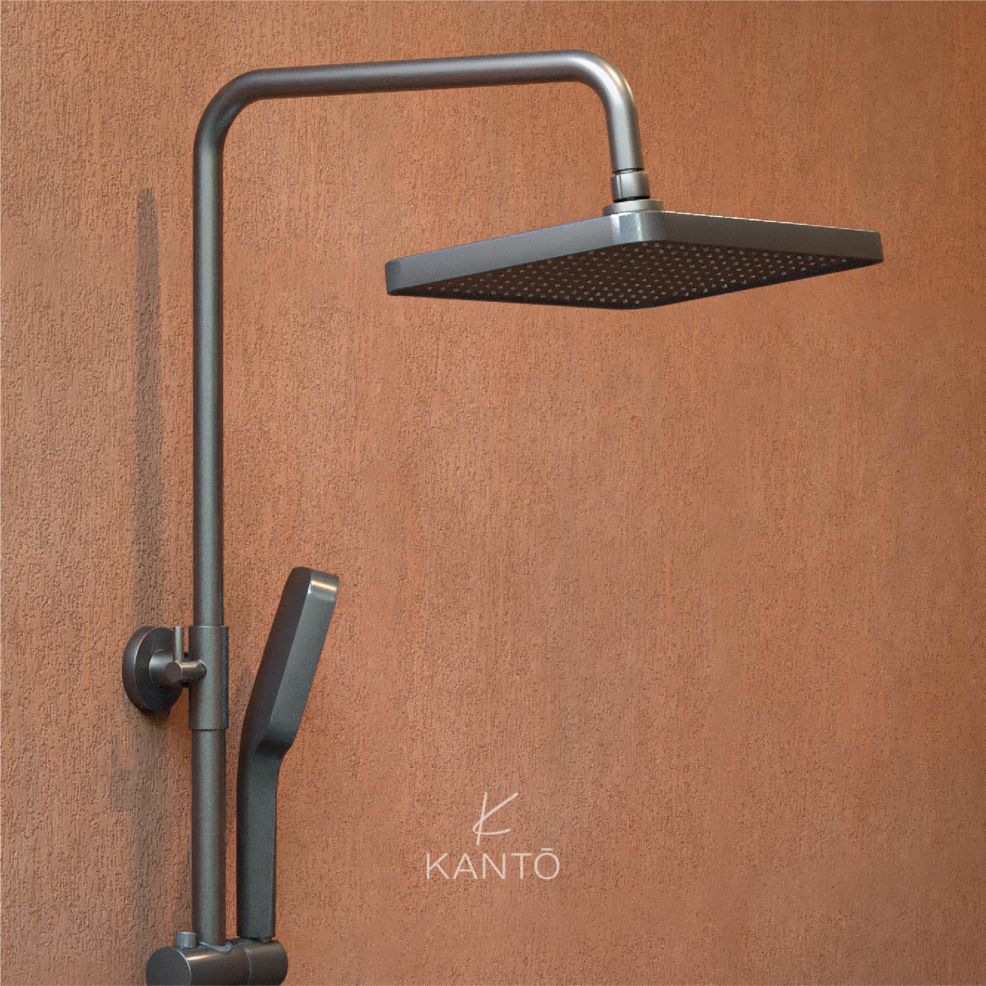 Columna de Ducha Elegance Gun Grey