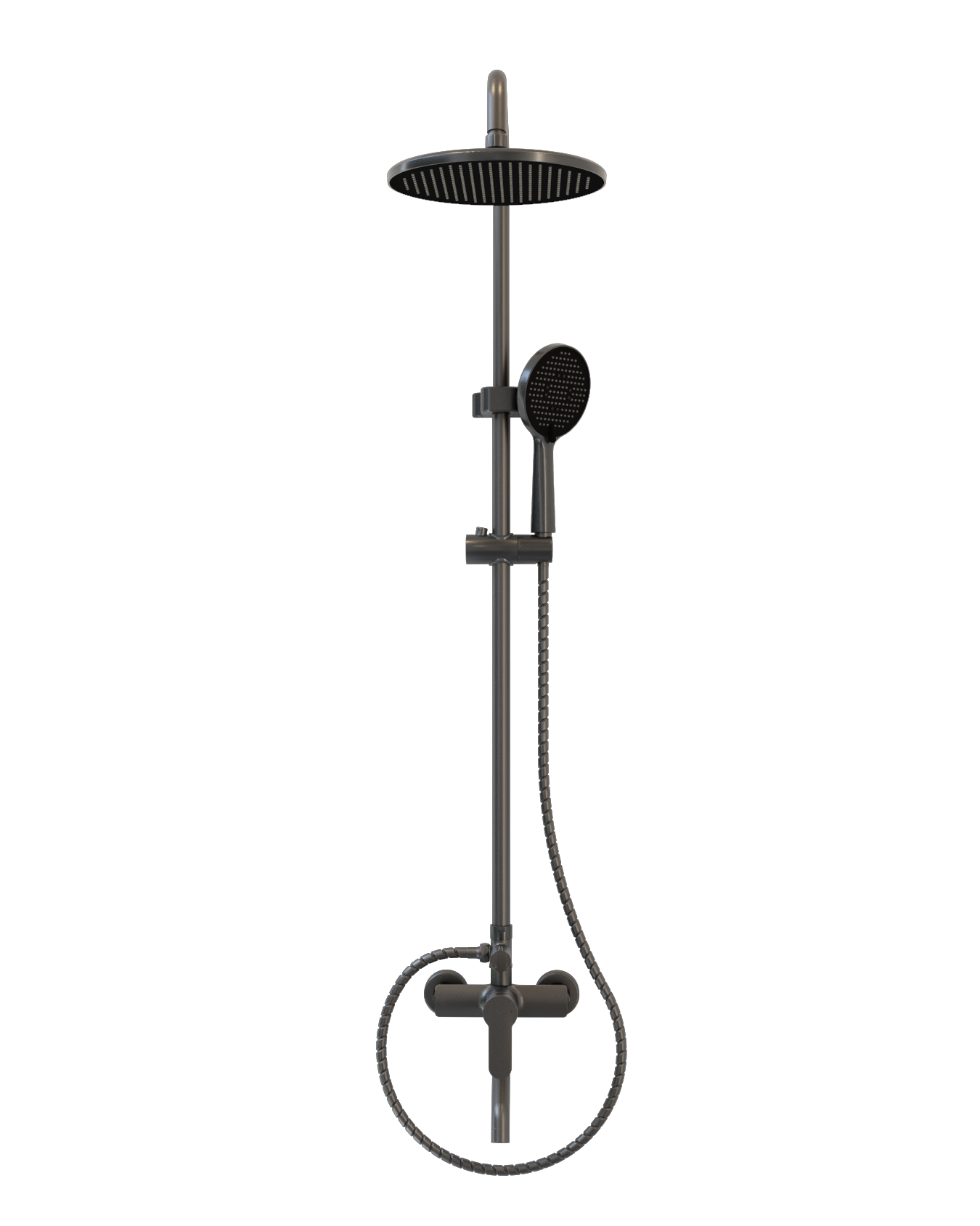 Columna de Ducha Essential Gun Grey