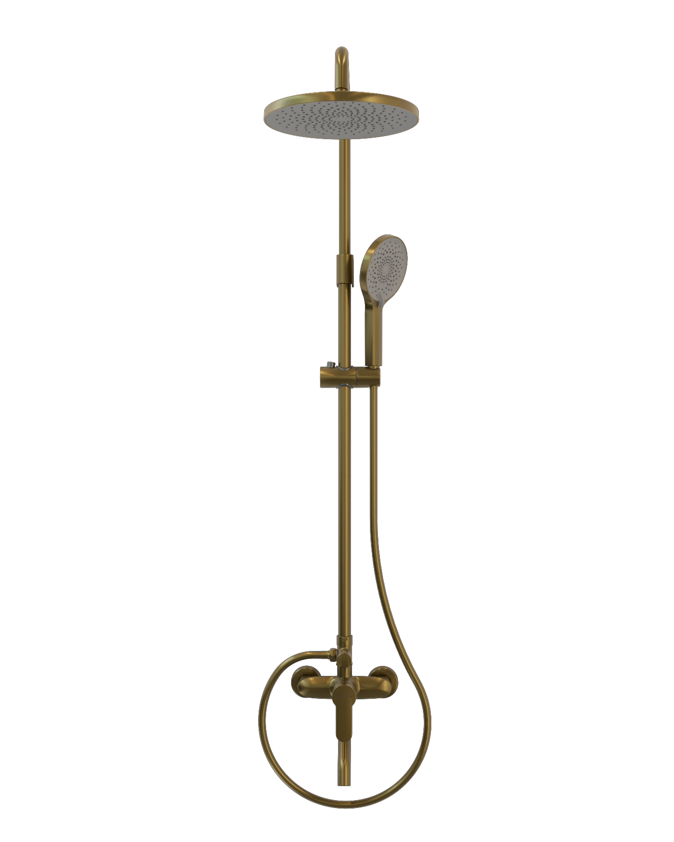 Columna de ducha ADVANCE brushed golden