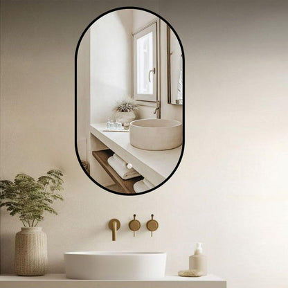 Espejo Moher Small, Ovalado Con Luz Led