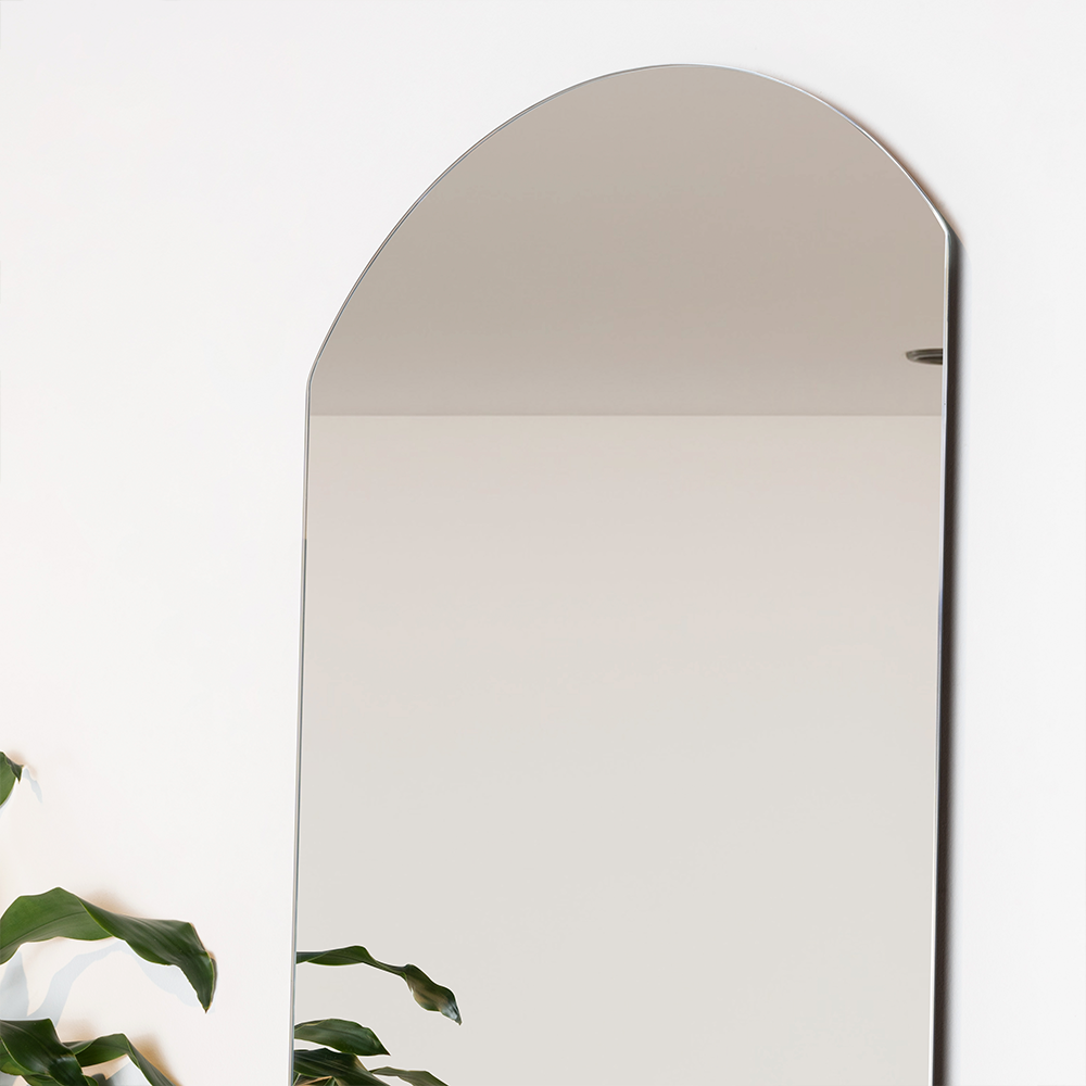 Espejo Rectangular Oporto, Gris, Diseño Moderno