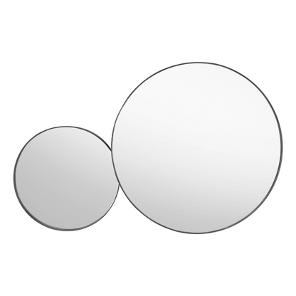Espejo Circular George, Negro, Diseño Moderno