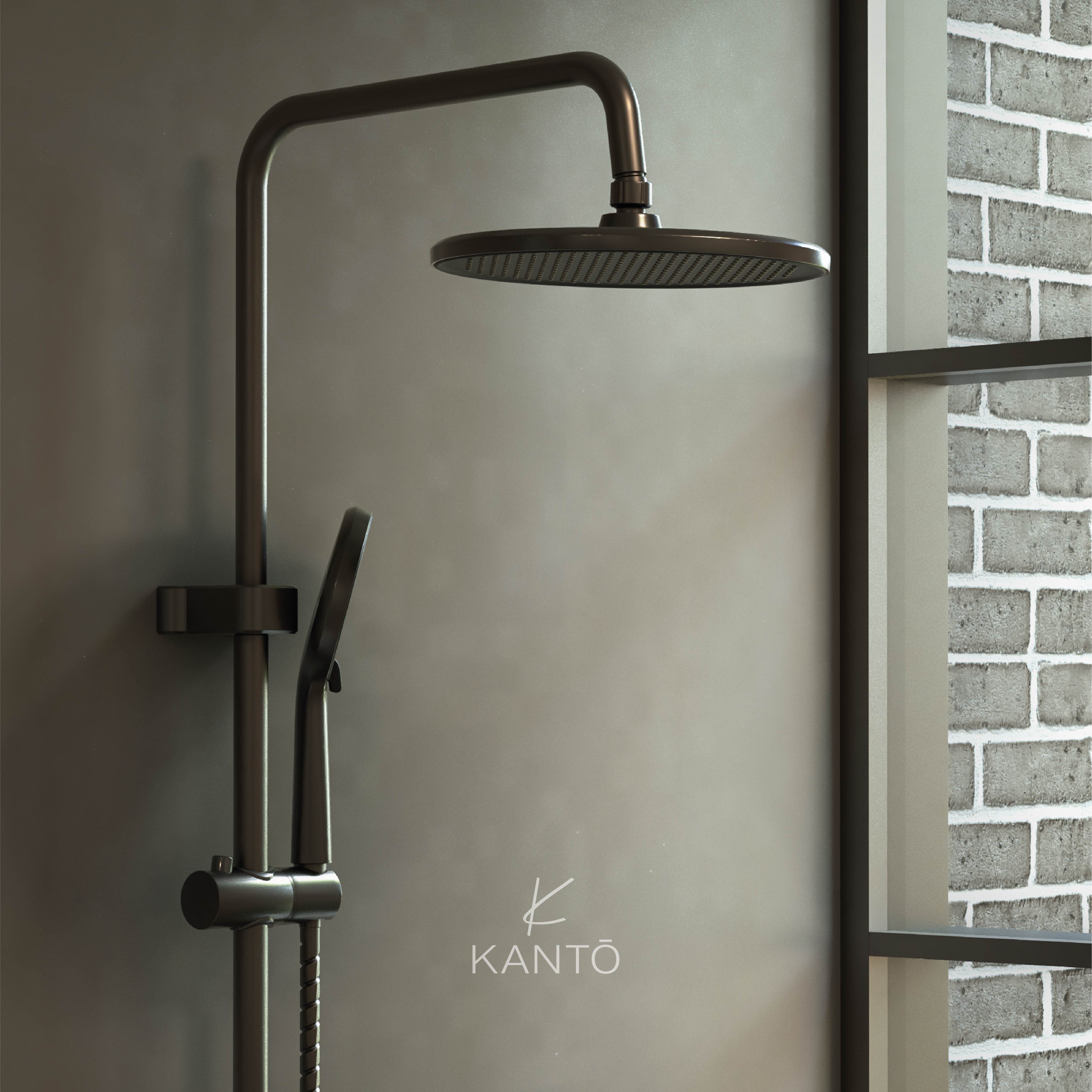 Columna de Ducha Essential Gun Grey
