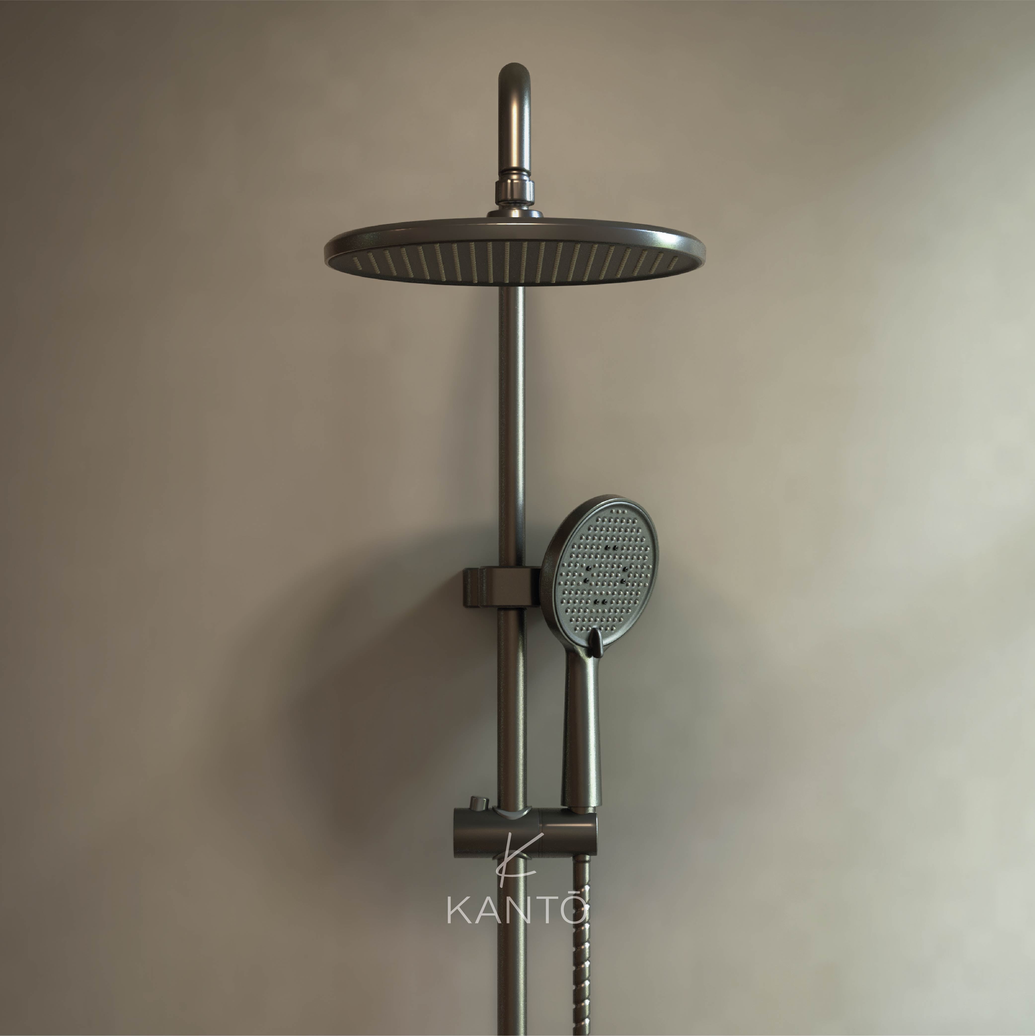 Columna de Ducha Essential Gun Grey