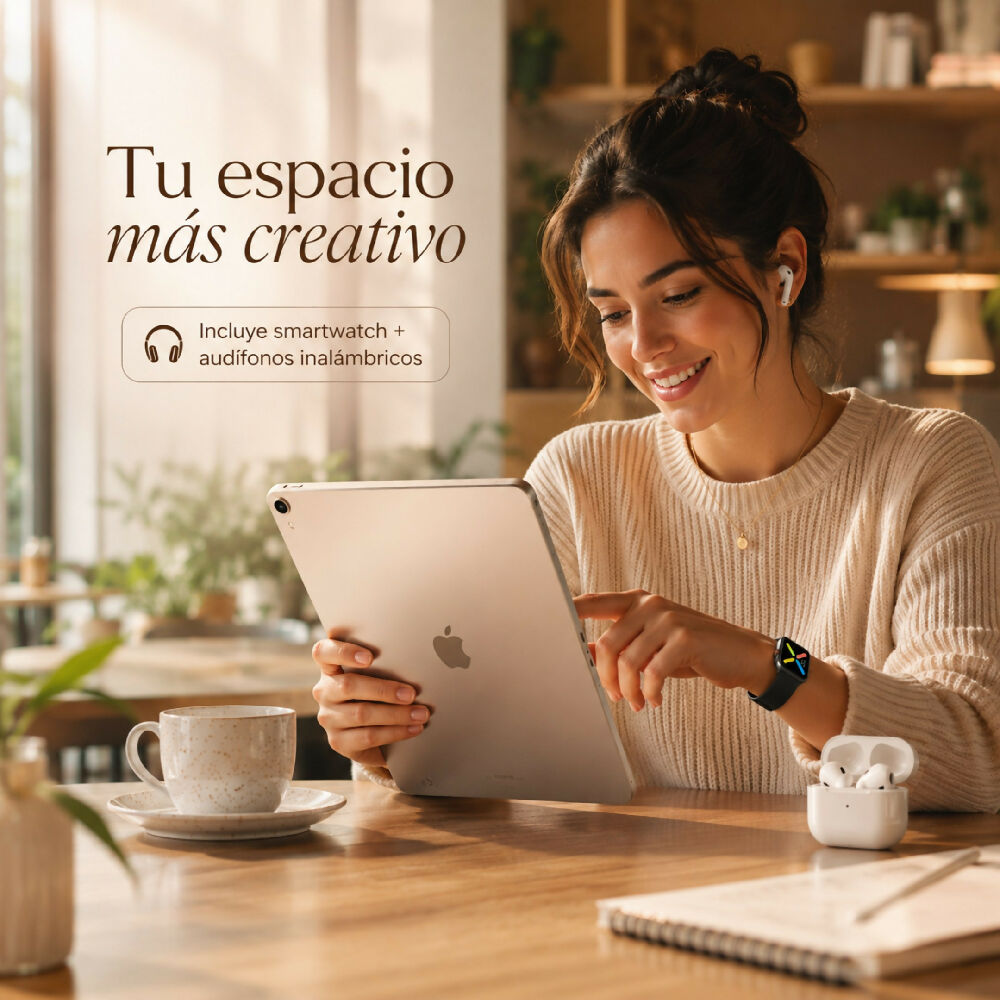 Tablet Apple IPad Air 11 M3 128gb Diseño UltraDelgado Plateado + Obsequio