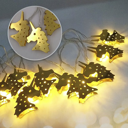 Extensión Unicornio Led X10 Luces 210cm Inalámbrica Guirnalda RF LXM13