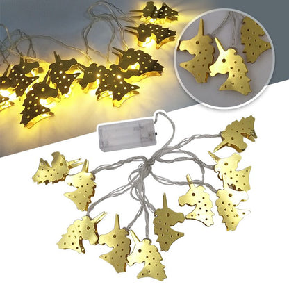 Extensión Unicornio Led X10 Luces 210cm Inalámbrica Guirnalda RF LXM13