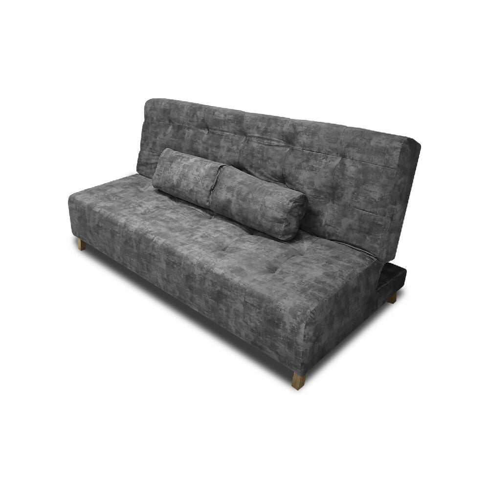 Sofá Cama Seiler Tela Amigable Con Mascotas 180X94X80 Cm Gris