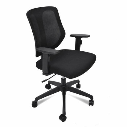 Silla de Oficina Ergonómica Leaf Negra