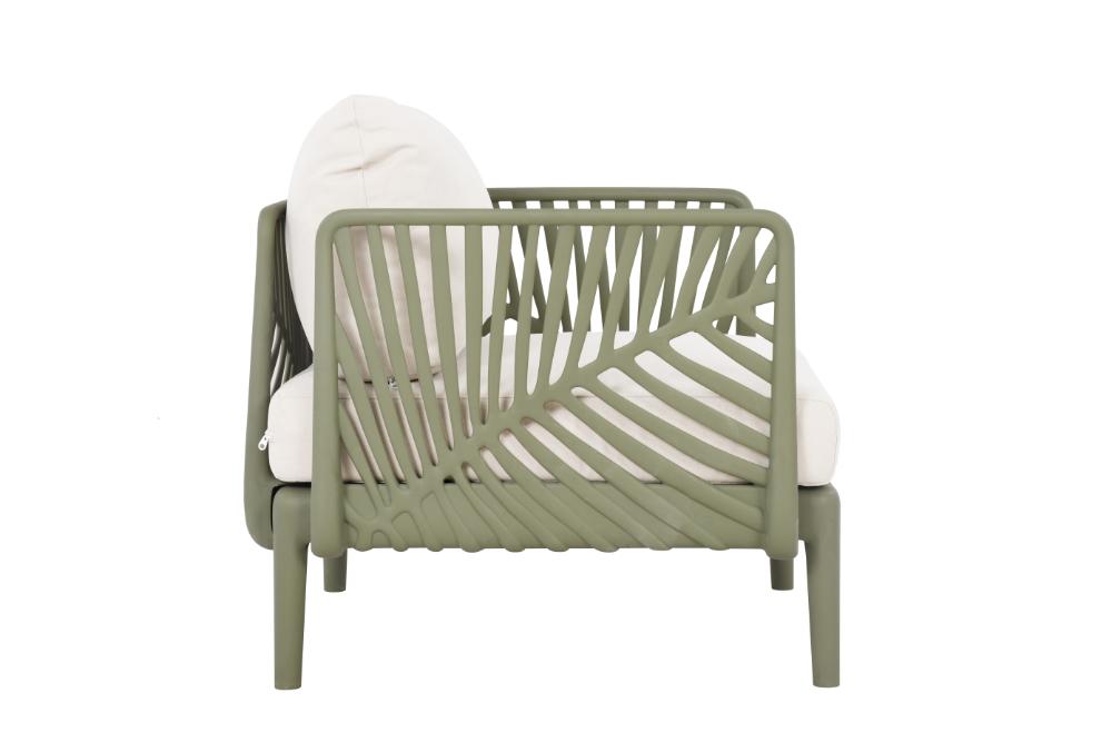 Sala de Exterior Astratto, Verde Olivo