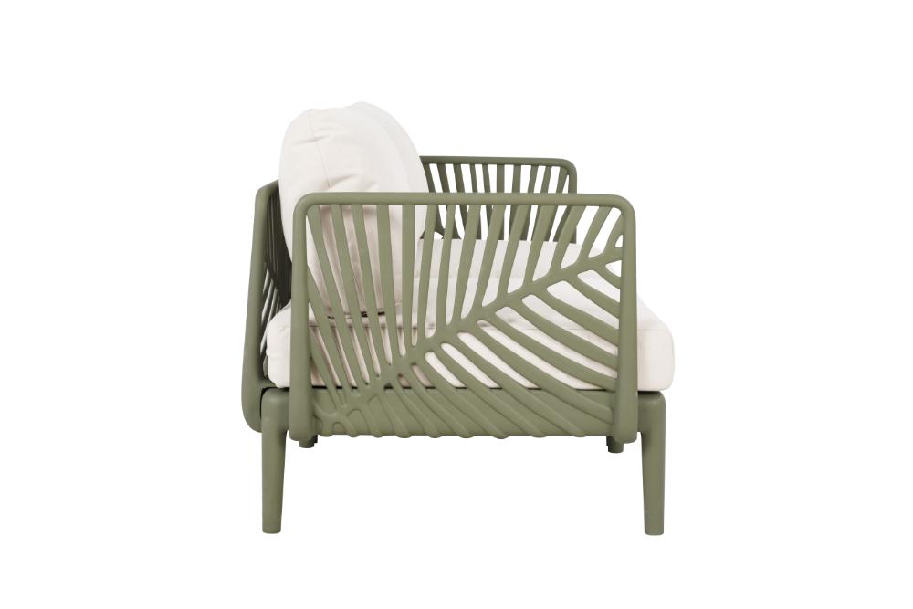 Sala de Exterior Astratto, Verde Olivo