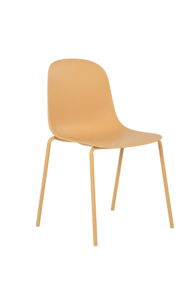 Silla Aiara, Color Mostaza, diseño moderno
