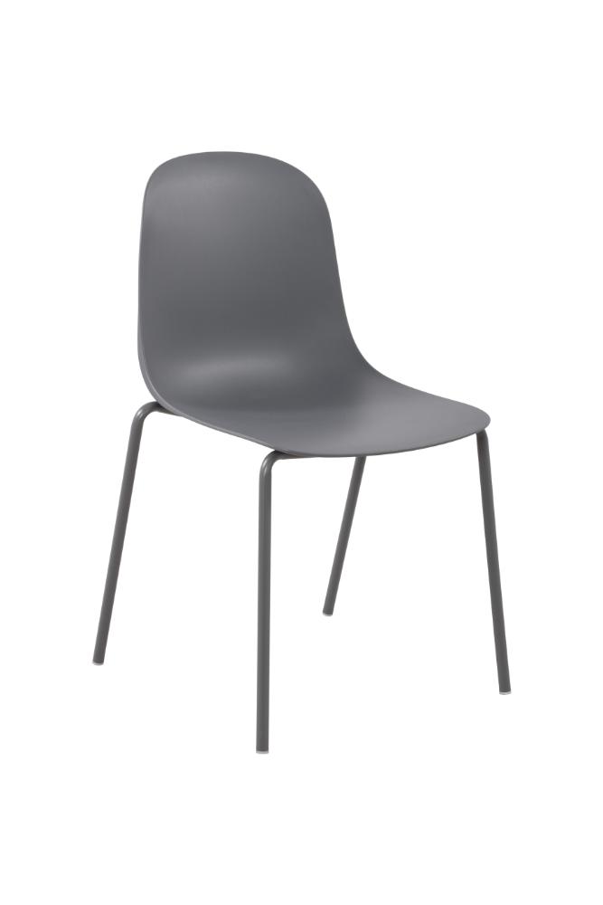 Silla Aiara, Color Gris Oscuro, diseño moderno