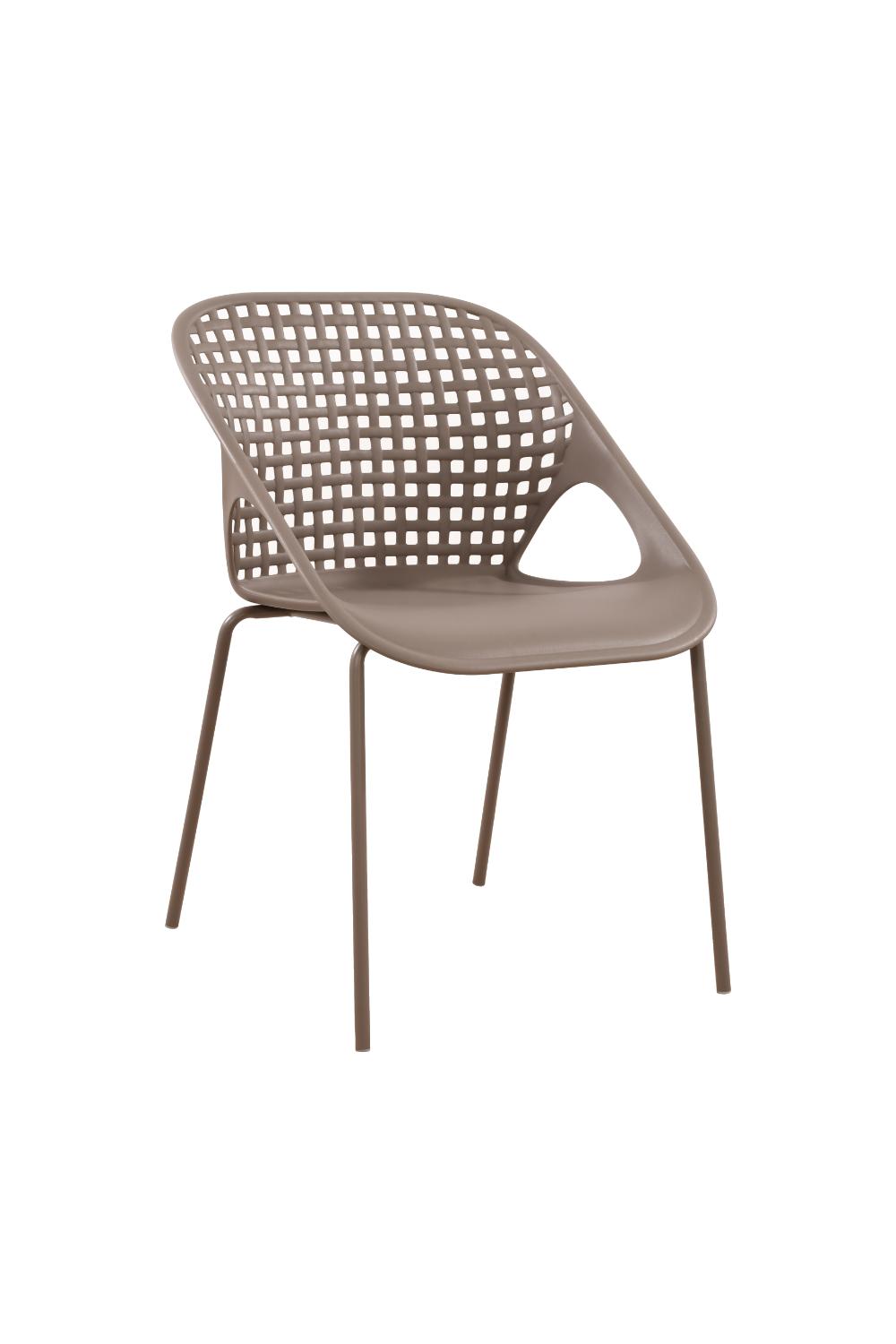 Combo Talos, Incluye una Mesa y 4 Sillas Color Taupe