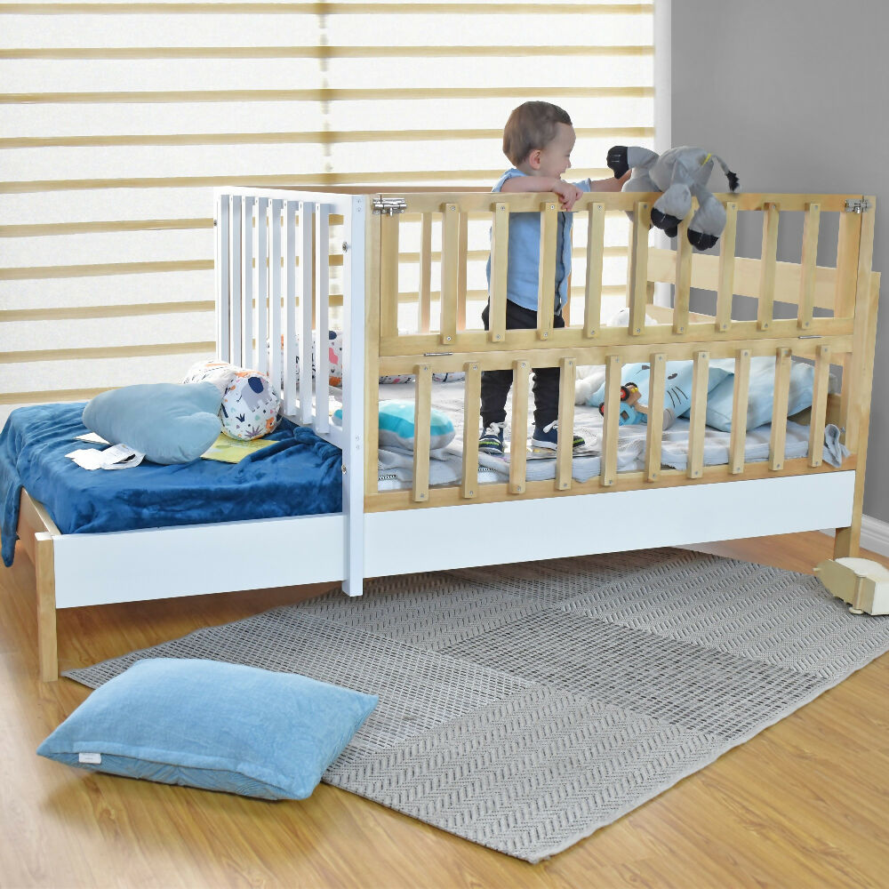 Cama Cuna Cincinnati 110x201x95 Infantil Natural