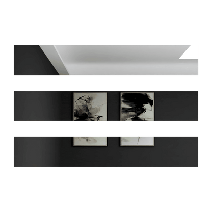 Espejo Rectangular Atenas, Capri 75, ensamble a la pared con cinta doble faz