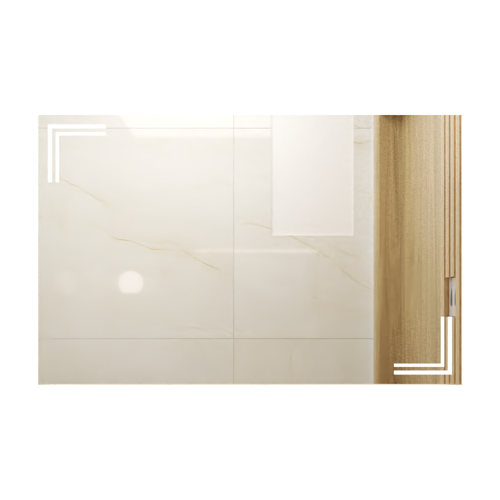 Espejo Rectangular Iberia, con Luz Led