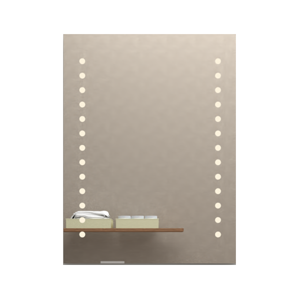 Espejo Rectangular Troy, con luz Led